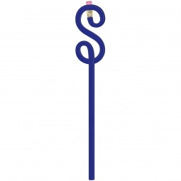 Metallic Blue Dollar Sign Shaped Twist Promotional Pencil