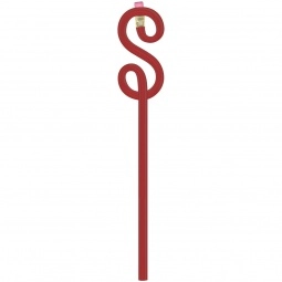 Metallic Red Dollar Sign Shaped Twist Promotional Pencil