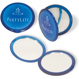 Compact Pocket Dual Vanity Promotional Mirror - 2.75"