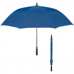 Royal Blue Vented Promotional Golf Umbrella - 58"