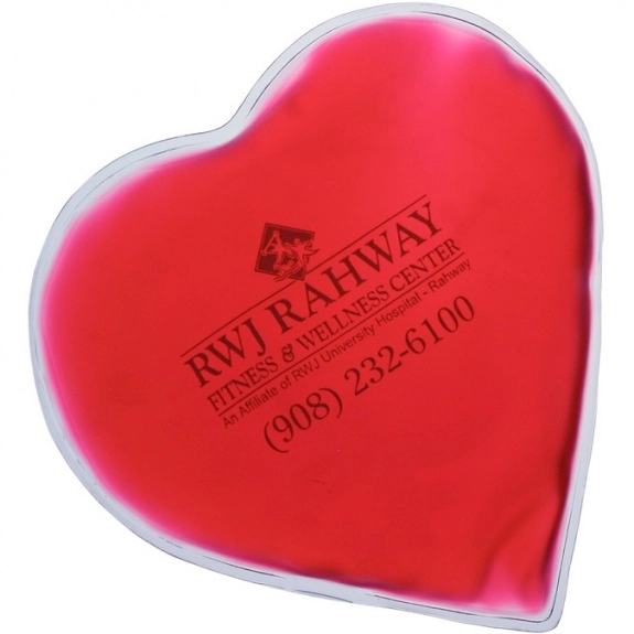 Red Heart Shaped Custom Cold Pack