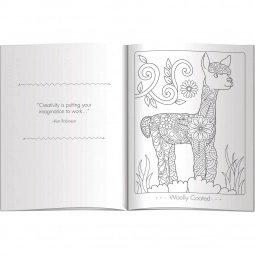 Inside - Color Comfort Adult Custom Coloring Books - Animals