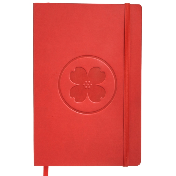 Red - JournalBook Pedova Soft Bound Custom Journal - 5.5"w x 8"h