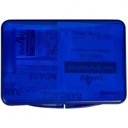 Blue Compact Promotional First Aid Kit