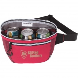 In Use Koozie Rowdy Promotional Fanny Pack Cooler