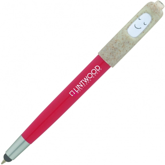 Red Wheat Straw Mood Promotional Stylus Pen