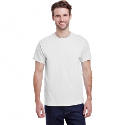 Model Gildan 100% Cotton Promotional T-Shirt - White