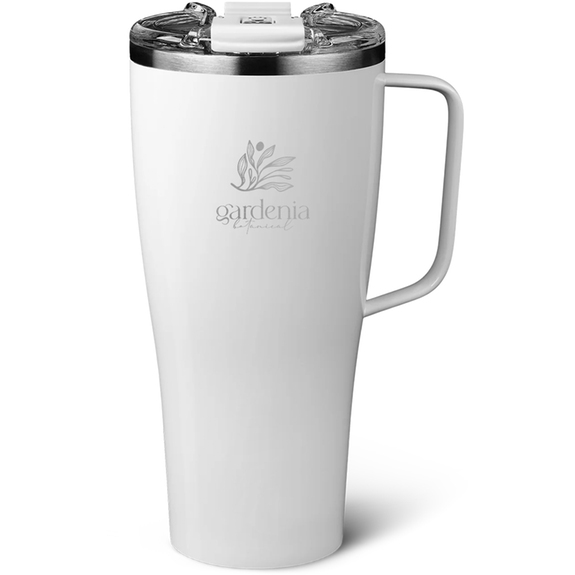 White BruMate Toddy XL Insulated Custom Mug w/ Handle - 32 oz.