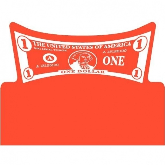 Orange Press n' Stick Custom Calendar - Dollar Bill