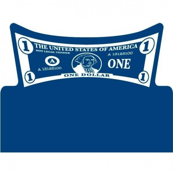 Royal Blue Press n' Stick Custom Calendar - Dollar Bill