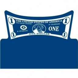 Royal Blue Press n' Stick Custom Calendar - Dollar Bill