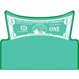Translucent Emerald Press n' Stick Custom Calendar - Dollar Bill