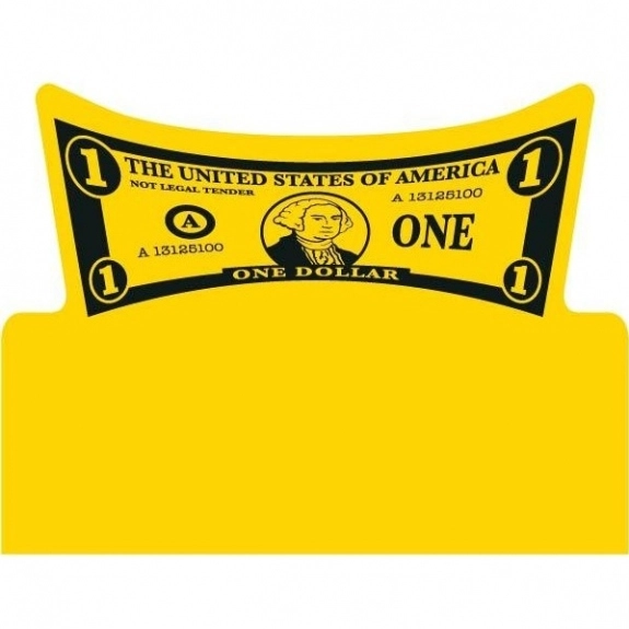 Yellow Press n' Stick Custom Calendar - Dollar Bill