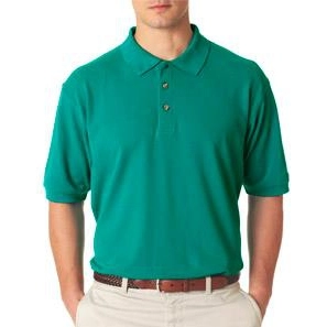Jade UltraClub Classic Pique Custom Polo Shirt - Men's