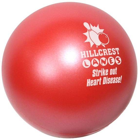 Red Jewel Logo Stress Ball