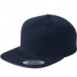 True Navy Sport-Tek Flat Bill Snapback Custom Hat