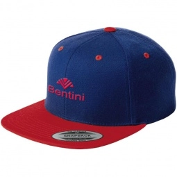 Tru Royal/ True Red Sport-Tek Flat Bill Snapback Custom Hat