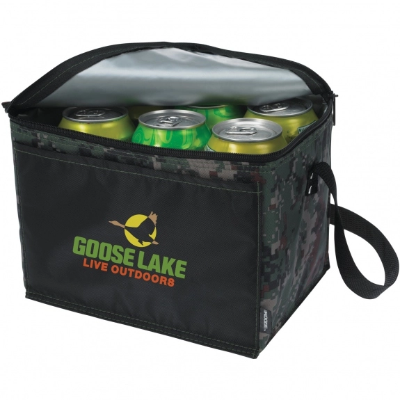 Koozie Camouflage Six-Pack Promotional Cooler