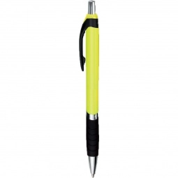 Yellow Tropical Promotional Pen w/ Grip