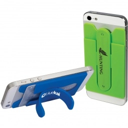 Silicone Cell Phone Stand w/ Custom Wallets