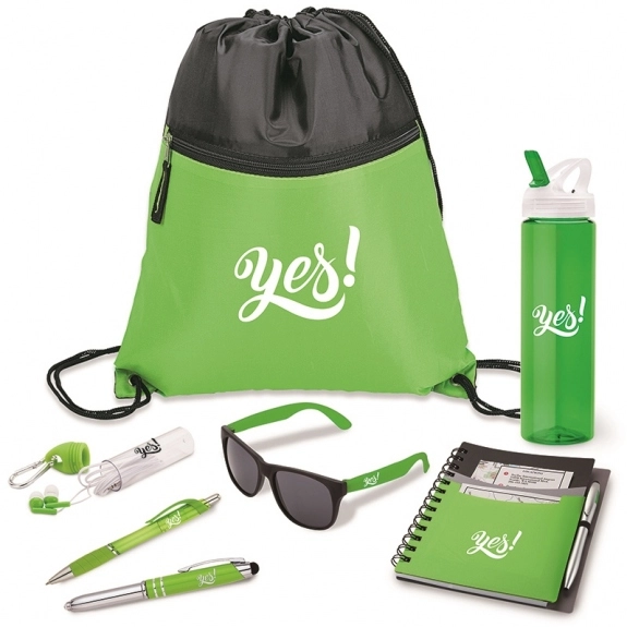Lime Welcome Attendee Custom Gift Set