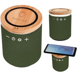 Forest green - Ultra Sound Custom Logo Speaker & Wireless Charger