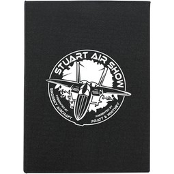 Black - Promotional Jotter w/ Sticky Notes & Flags - 3.5"w x 5"h