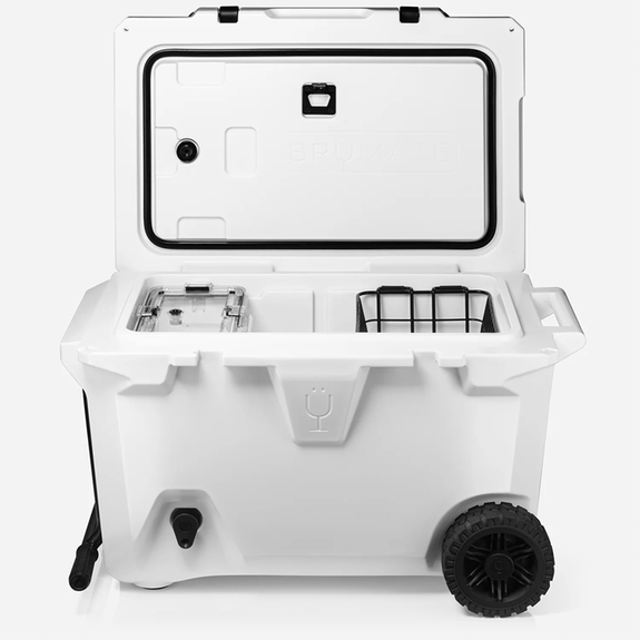 Open BruMate Brutank Custom Rolling Cooler w/ Built-In Tap - 55 qt.