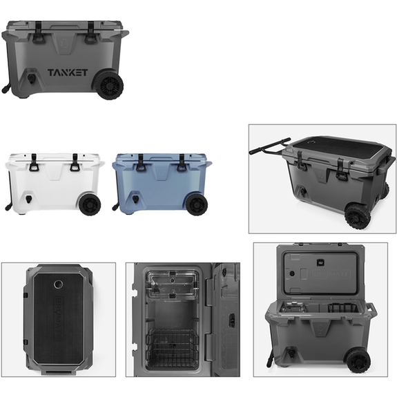 Group BruMate Brutank Custom Rolling Cooler w/ Built-In Tap - 55 qt.