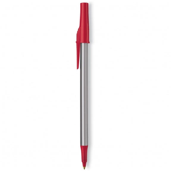 Silver/Red Paper Mate Stick Imprinted Pen 