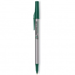 Silver/Forest Green Paper Mate Stick Imprinted Pen 