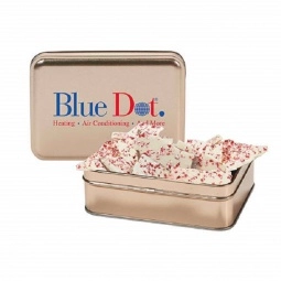 Gold Deluxe Peppermint Bark in Small Promotional Tins - 6.5 oz.