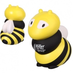 Black & Yellow Bumble Bee Promo Stress Ball 