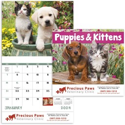Puppies & Kitties - 13 Month Appointment Custom Calendar