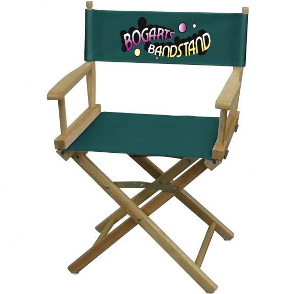 Hunter Green Full Color Table Height Director's Logo Chair 