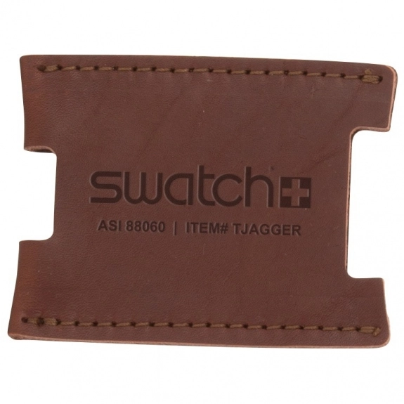 Mahogany - Traverse Leather Promotional Credit Card Sleeve