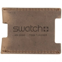 Distressed Brown - Traverse Leather Promotional Credit Card Sleeve