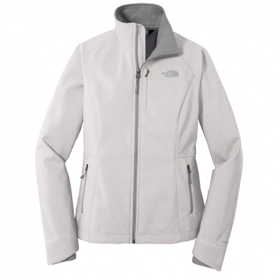 Light Gray Heather The North Face Apex Barrier Soft Shell Custom Jacket