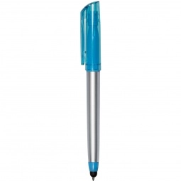 Blue - 3-in-1 Highlighter Promotional Stylus Pen