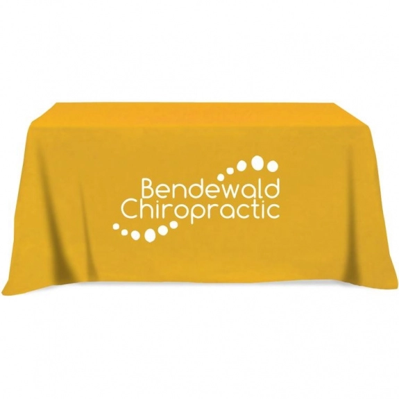 Athletic Gold - 3-Sided Custom Table Cover - 4 ft.