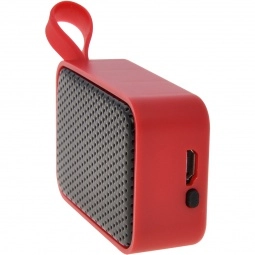 Side - Portable Bluetooth Custom Speaker w/ Finger Loop