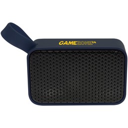 Navy Portable Bluetooth Custom Speaker w/ Finger Loop