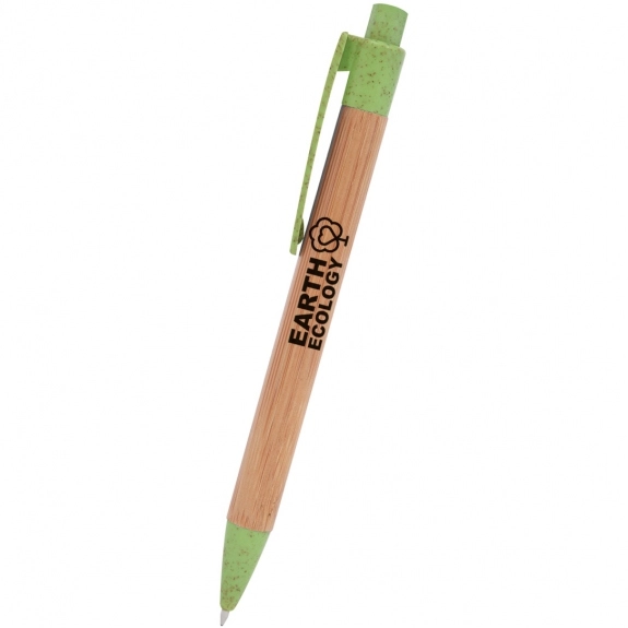 Lime Bamboo Harvest Promotional Pen