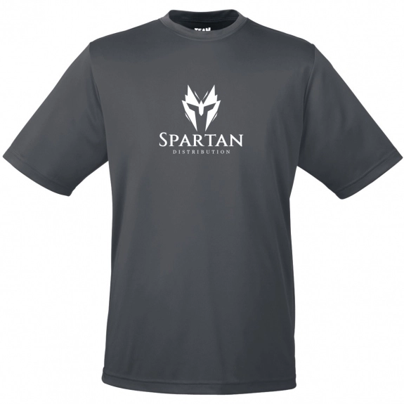 Team 365 Zone Performance Custom T-Shirt - Men's - Sport Graphite