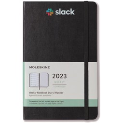 Moleskine&#174; Hard Cover Branded Monthly Planner - 5"w x 8.25"h