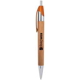 Orange - Atticus Custom Bamboo Pen