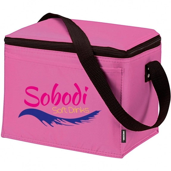 Pink Six-Pack Promotional Cooler by Koozie