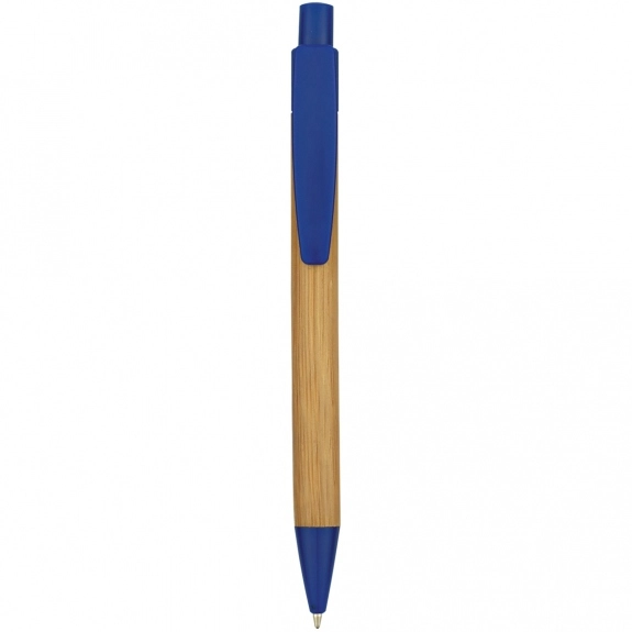 Natural/Blue Panda Promotional Pen