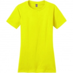 Neon Yellow District Concert Logo T-Shirt - Juniors - Colors