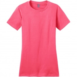 Neon Pink District Concert Logo T-Shirt - Juniors - Colors